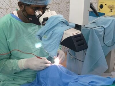 At cataract surgery