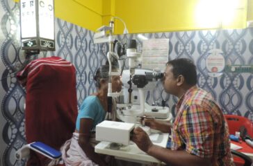 Clinic of Vidyasagar Eye Care Centre.