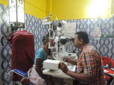 Clinic of Vidyasagar Eye Care Centre.