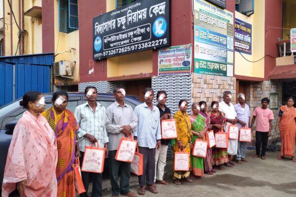 31 Patients Operated (Eye Cataract Surgery) for free under NPCB at our Vidyasagar Eye Care Centre.