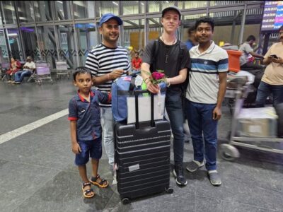 Our new voulunteer Matti from Germany.